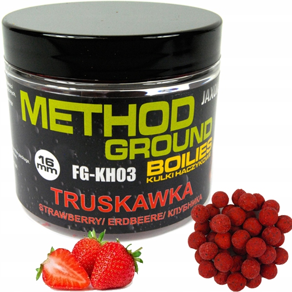 KULKI PROTEIN HACZYKOW 16mm method JAXON truskawka