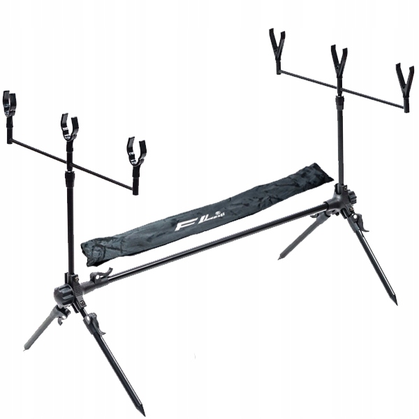 STANOWISKO KARPIOWE rod pod na 3 WĘDKI STOJAK FL