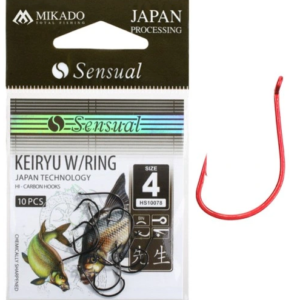 Haczyki Mikado Sensual Keiryu nr.10 Red Kanapka