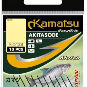 Haczyki KAMATSU Akitasode Match Nr.8 czarne 10szt