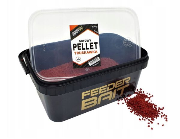 Pellet nawilżony Feeder Bait Truskawka 2mm 600g